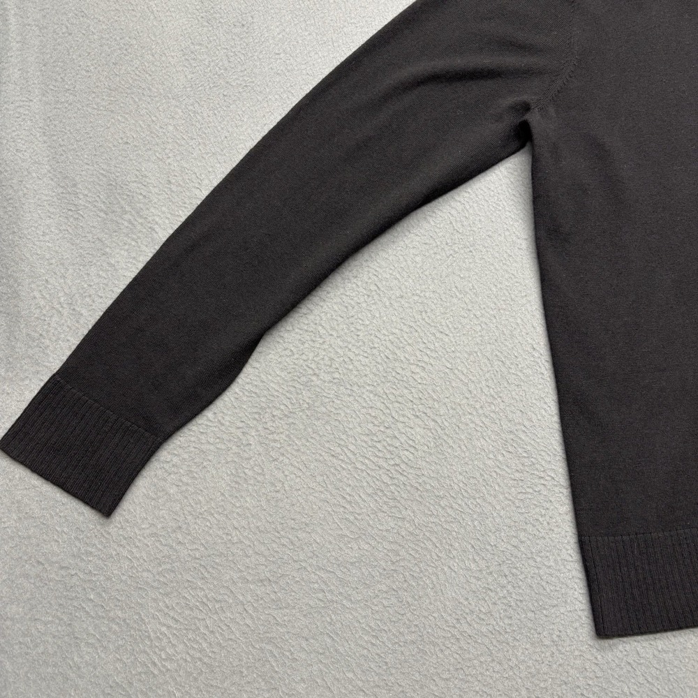 Smartwool Sweater Mens XL Black Merino Wool Blend V Neck Pullover Granola Hiking - Picture 5 of 11